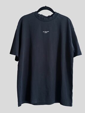 Drole de Monsieur “Not From Paris Madame” Slogan Graphic Black T-Shirt